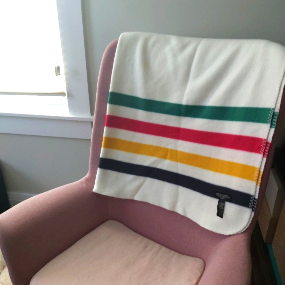 Hudson's Bay Polar Fleece throw blanket